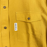 Men's Small Yellow Ridge Mountain Gear Basic Long Sleeve Shirt in Rustic Mustard, Polyester, Tops, Undershirt