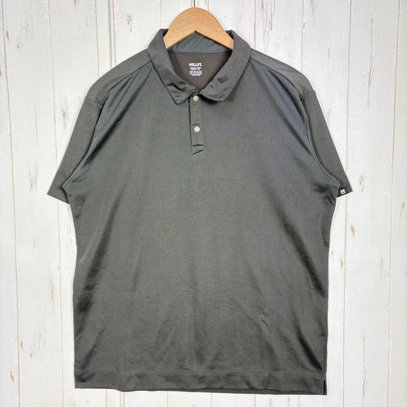 【Men's XL グレー系】 Millet ( ミレー ) リサイクル フィッシング ネット ポロ Recycled Fishing Net Polo ポリエステル ウェア トップス インナー シャツ ショートスリーブシャツ 化繊 z00058970  化繊 ショ