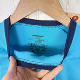 【Men's S ブルー系】 2011 Patagonia ( パタゴニア ) キャプリーン 3 ミッドウェイト クルー Capilene 3 Midweight Crew ポリエステル ウェア トップス インナー シャツ ショートスリーブTシャツ クルーネック