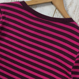 【Women's S ピンク系】Patagonia ( パタゴニア ) ロングスリーブ センダー ストライプ トップ Long-Sleeved Sender Stripe Top オーガニックコットン Tシャツ ロンt 54610 International Women's コットン ロングスリーブTシャツ クルーネック インナー シャツ トップス ウェア - 【公式】2ndGEAR（セカンドギア）Webショップ【登山用品・アウトドア用品専門 買取販売店】