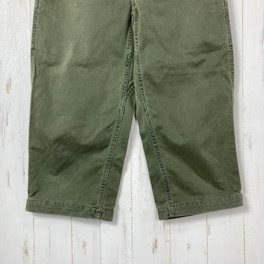 【Men's S グリーン系】 Gramicci ( グラミチ ) クロップド クライミングパンツ Cropped Climbing Pant 生産終了モデル 入手困難 ウェビングベルト ガゼットクロッチ コットン ウェア ボトムス ショーツ ショートパンツ コット