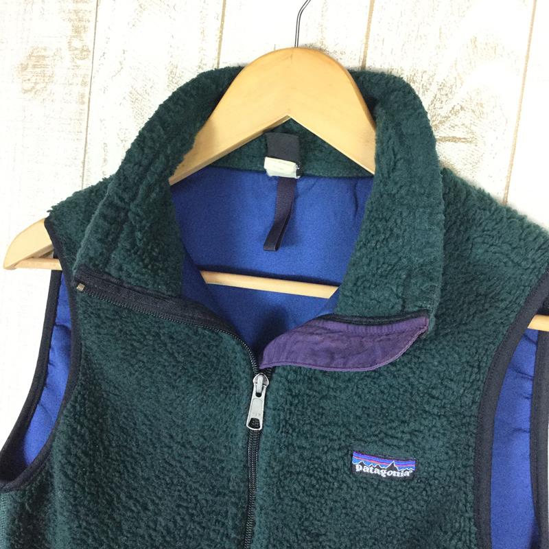 [Men's S Green] Patagonia Retro X Vest Early Model Pef Made in USA Discontinued Model 23042 International Men's Hunter / Regal Purple