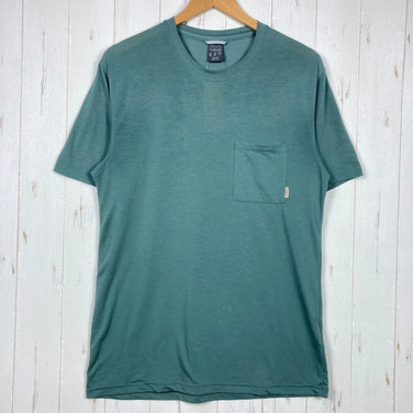 Men's M Green Rab Topo Tee Polyester Short Sleeve Crew Neck T-Shirt Synthetic Short Sleeve Crew Neck Tee (z00053774)