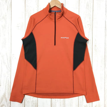 【Men's S オレンジ系】 Montbell ( モンベル ) ウイックロン Zeoサーマル ロングスリーブジップシャツ 保温 ベースレイヤー ジップネック 1114272 International Men's 化繊 ロングスリーブシャツ インナー シャツ - 【公式】2ndGEAR（セカンドギア）Webショップ【登山用品・アウトドア用品専門 買取販売店】