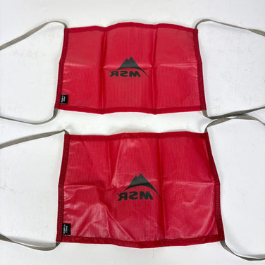 【OneSize レッド系】 Msr ( エムエスアール ) スノー / サンド テントアンカー 4枚セット キャンピングギア テント  z00057802   テント キャンピングギア