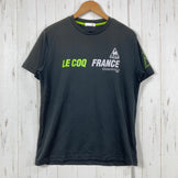 【Men's L ブルー系】 Le Coq Sportif（ルコック スポルティフ） ・Kitashinano Trail Freaks・Hirao Fuji Trail Running2024 ショートスリーブティー 計3点セット バルク販売 卸売り ウェア ト