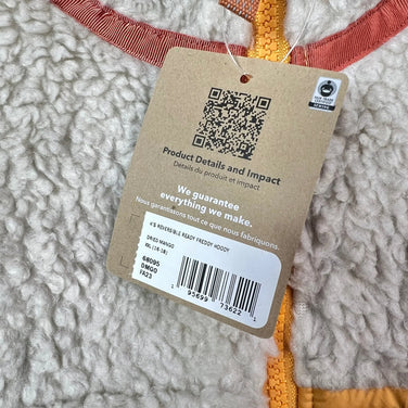 [Boys' XXL Orange] 2023 Patagonia Reversible Ready Freddy Hoody DMGO Polyester Fleece Jacket (z000)