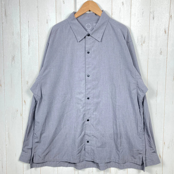 【Unisex XL グレー系】 Yamatomichi ( 山と道 ) バンブー シャツ Bamboo Shirt ウェア トップス インナー シャツ ロングスリーブシャツ  z00053993   ロングスリーブシャツ インナー シャツ トップス ウェア