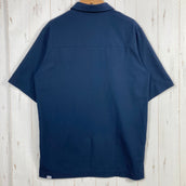 【Men's XS ネイビー系】 Houdini ( フーディニ ) コスモシャツ Cosmo Shirt			 ポリエステル ウェア トップス インナー シャツ ショートスリーブシャツ 化繊 z00054825  化繊 ショートスリーブシャツ インナー シャツ トッ