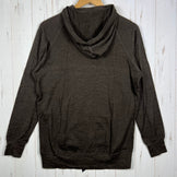 Yamatomichi 男女通用中号棕色美利奴羊毛全拉链连帽衫。美利奴羊毛上衣、内搭衬衫、连帽衫、羊毛，z00056349。