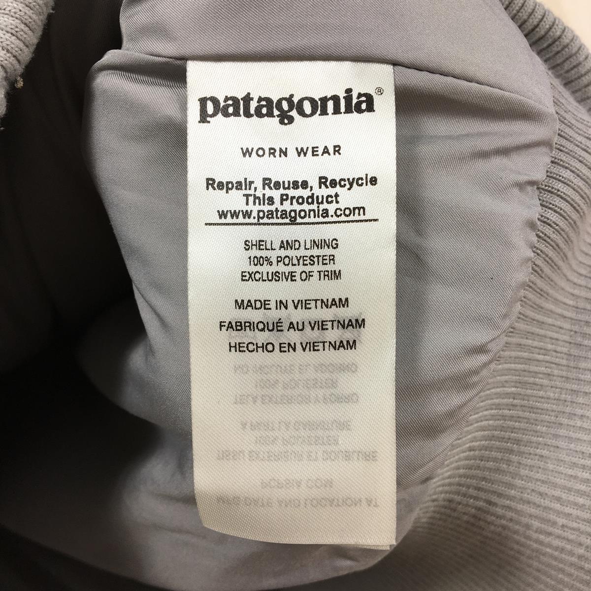 [Women's XS Gray] Patagonia Los Gatos Bomber Jacket Windproof Fleece Cardigan Discontinued Model Hard to Find 25240 International Women's D