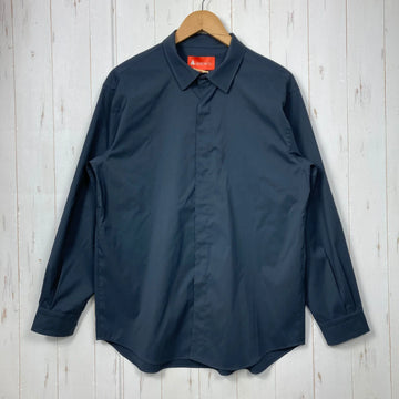 【Men's M ブラック系】 Hireness（ヒアネス） マウンテン ウール シャツ MOUNTAIN WOOL SHIRT 生産終了モデル 入手困難 ウール ウェア トップス インナー シャツ ロングスリーブシャツ ウール z00060267  ウール ロング