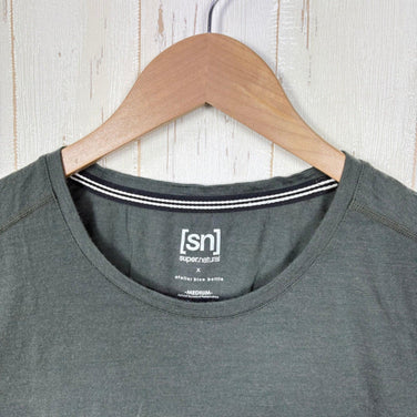 【Unisex M グリーン系】 Atelier Blue Bottle ( アトリエブルーボトル ) ハイカーズ Tシャツ Hiker’S T-Shirts スーパーナチュラルコラボ ウール ウェア トップス インナー シャツ ショートスリーブTシャツ クルーネック