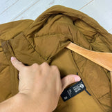 Men's Medium Brown Mountain Hardwear Stretchdown Hoody, Down Jacket, Outerwear, Down Insulation, z00053569