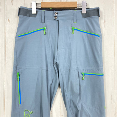 【Men's S ブルー系】 Norrona ( ノローナ ) フォルケティン フレックス1 パンツ Falketind Flex1 Pants ナイロン ウェア ボトムス ロングパンツ ソフトシェル z00058634  ソフトシェル ロングパンツ ボトムス ウ