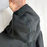 【Men's L ブラック系】 Finetrack ( ファイントラック ) メリノスピン サーモ フーディ Merinospin Thermo Hoody ポリエステル ウェア トップス インナー シャツ フーディ ウール z00055206  ウール フーディ