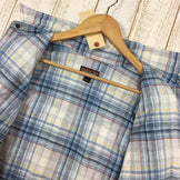 【Women's S ブルー系】Patagonia ( パタゴニア ) ウィメンズ ロングスリーブ ウエスタン スナップ シャツ W Long-Sleeved Western Snap Shirt 53350 International Women's 化繊 ロングスリーブシャツ インナー シャツ トップス ウェア - 【公式】2ndGEAR（セカンドギア）Webショップ【登山用品・アウトドア用品専門 買取販売店】