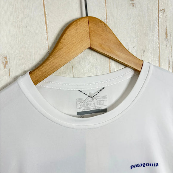 【Women's S ホワイト系】 2021 Patagonia ( パタゴニア ) キャプリーン クール デイリー グラフィック シャツ Capilene Cool Daily Graphic Shirt BOLW / Boardshort Logo: White 吸