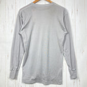 【Men's L グレー系】 Zeropoint By Montbell ( ゼロポイント By モンベル ) ロングスリ－ブ ベースレイヤー ティー ポリエステル ウェア トップス インナー シャツ ロングスリーブTシャツ クルーネック 化繊 z00058442