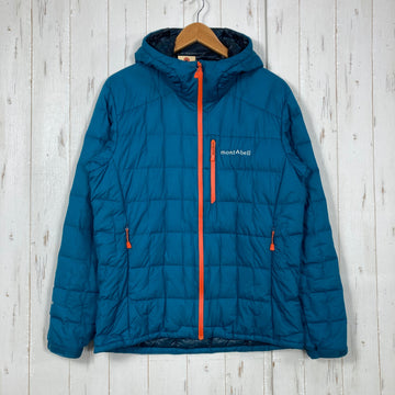 【Men's M ネイビー系】 Montbell ( モンベル ) イグニス ダウン パーカ Ignis Down Parka 1000フィルパワー EXダウン / WINDSTOPPER ダウン ウェア トップス アウター ジャケット ダウンインサレーション GO