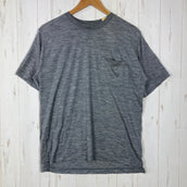 【Unisex M グレー系】 2024 Yamatomichi ( 山と道 ) 100% メリノ ライト クルーネック ポケット 100% Merino Light Crew Neck Pocket Gray Marl メリノウール100% 低温乾燥機対応 日本製