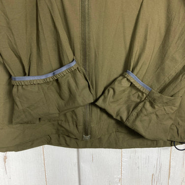 Arcteryx Nodin 男式大号绿色尼龙防风夹克 (z00053791)