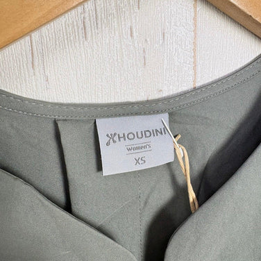 【Women's XS グレー系】 Houdini ( フーディニ ) ウィメンズ コスモ トップ W's Cosmo Top 138724 GEYSER GREY z00055965 GEYSER GREY 化繊 ショートスリーブTシャツ クルーネック インナー シャ