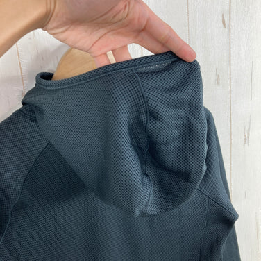 【Women's S ブラック系】 Mountain Hardwear ( マウンテンハードウェア ) エアメッシュ フーディ AirMesh Long Sleeve Hoody Octa リバーシブル ポリエステル ウェア トップス アウター ジャケット フリース T