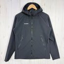 【Women's M ブラック系】 Mammut ( マムート ) マクン 2.0 ソフトシェル フーデッド ジャケット アジアンフィット ウィメン Macun 2.0 SO Hooded Jacket AF Women 4WAYストレッチ PFCフリー耐久撥水 ポリエ-1