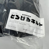 【OneSize グレー系】 Evernew ( エバニュー ) とろける キルト Torokeru Quilt ポリエステル スリーピングシステム シュラフライナー シーツ Teijin Octa ( 帝人オクタ ) z00055588  シュラフライナー シー