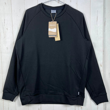 【Men's M ブラック系】 Houdini ( フーディニ ) メンズ モノ エア クルー M's Mono Air Crew 221034 900 TRUE BLACK z00055938 900 TRUE BLACK 化繊 ロングスリーブTシャツ クルーネッ