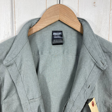 【Men's XS グレー系】 Millet ( ミレー ) アルピ ロングスリーブ シャツ ポリエステル ウェア トップス インナー シャツ ショートスリーブシャツ 化繊 z00059259  化繊 ショートスリーブシャツ インナー シャツ トップス ウェア