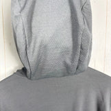 Men's Small Gray Foxfire TransWet Wool Half Zip Hoody, TS Wool Half Zip, Polyester, Top, Undershirt, Hoodie, Wool, z00055385