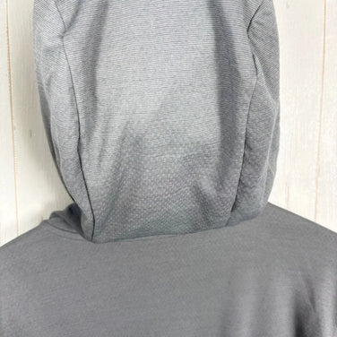 Men's Small Gray Foxfire TransWet Wool Half Zip Hoody, TS Wool Half Zip, Polyester, Top, Undershirt, Hoodie, Wool, z00055385