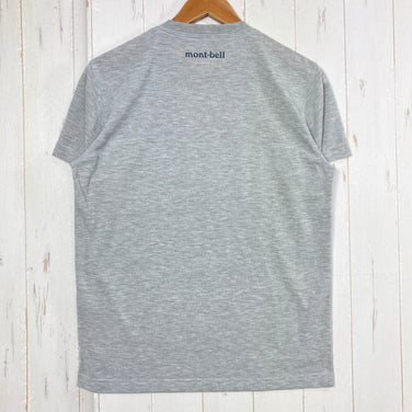 【Men's XS グレー系】 Montbell ( モンベル ) ヒロマゲストハウス 5周年記念 ティーシャツ 入手困難 ポリエステル ウェア トップス インナー シャツ ショートスリーブTシャツ クルーネック 化繊 z00059142  化繊 ショートスリーブT