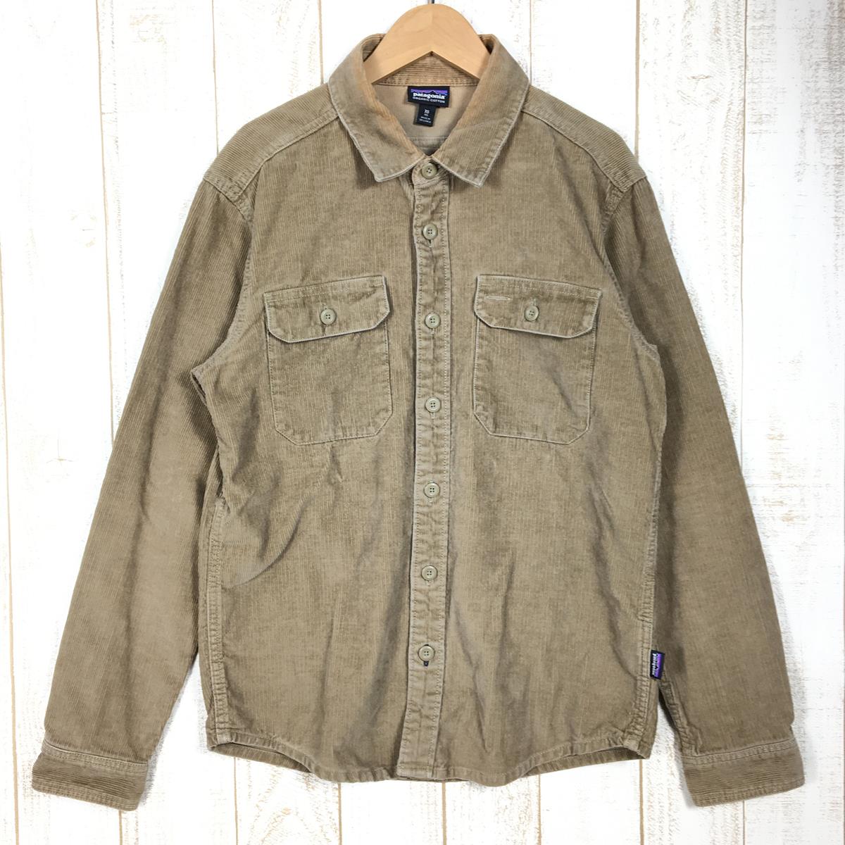 【Men's XS ベージュ系】 Patagonia ( パタゴニア ) ロングスリーブ ワークウェア シャツ Long Sleeved Workwear Shirt オーガニックコットンコーデュロイ 生産終了モデル 入手困難 53795 International