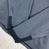 Mountain Hardwear Men's Polartec Power Grid Half Zip Jacket, Gray, Polyester, Outerwear