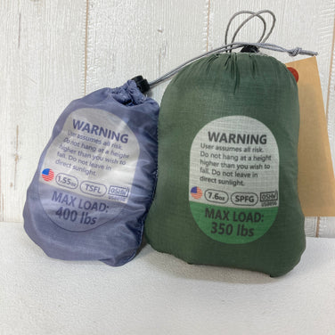 【OneSize グリーン系】 Hummingbird Hammocks ( ハミングバードハンモックス ) シングル プラス ハンモック Single Plus Hammock ＋ Tree Straps セット / 1.5人用 UL ハンモック ナイロン スリー