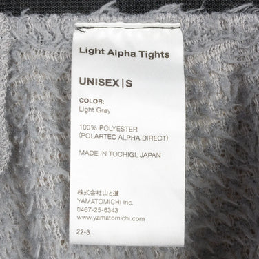 【Unisex S チャコール系】 2022 Yamatomichi ( 山と道 ) ライト アルファ タイツ Light Alpha Tights ポリエステル ウェア ボトムス タイツ ポーラテック・アルファダイレクト z00050310 タイツ ボトムス ウェア - 【公式】2ndGEAR（セカンドギア）Webショップ【登山用品・アウトドア用品専門 買取販売店】