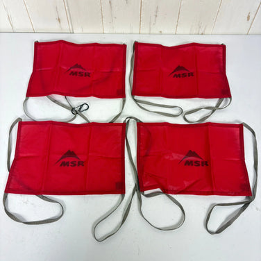 [One Size, Red Series] Msr Snow/Sand Tent Anchors, Set of 4, Camping Gear, Tent, z00057801 Tent, Camping Gear
