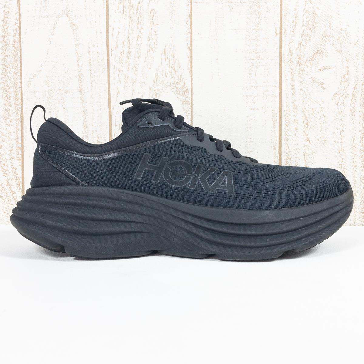 【男款27.0cm黑色】Hoka Oneone Bondi 8 Wide 公路跑鞋 1127953 男士 BBLC 黑色/黑色公路跑鞋鞋类