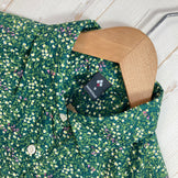 【Women's S グリーン系】 Montbell ( モンベル ) WIC ライト プリント ショート スリーブ シャツ WIC Light Print Short Sleeve Shirt ポリエステル ウェア トップス インナー シャツ ショートスリーブシャツ
