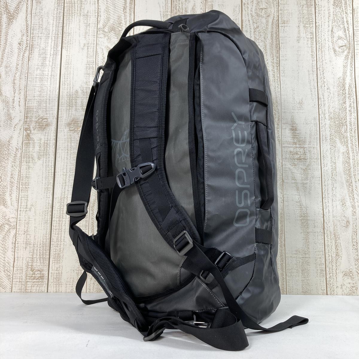 [One Size Black] Osprey Transporter Duffel 65 Duffel Bag Backpack OS55183 Black Waist Bag Hip Pack Bag Storage