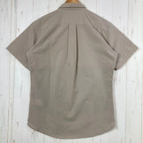 [Men's S Beige] Axesquin Short Sleeve Ventilation Shirt S/S Ventilation Shirt Polyester Wear Tops Inner Shirt Short Sleeve Shirt Synthetic Fiber z00054852