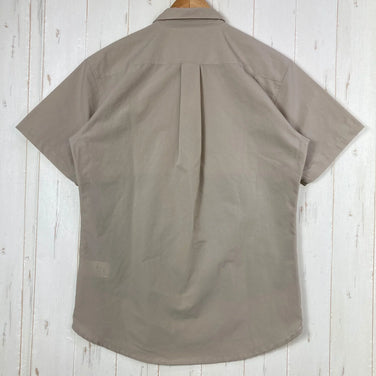 [Men's S Beige] Axesquin Short Sleeve Ventilation Shirt S/S Ventilation Shirt Polyester Wear Tops Inner Shirt Short Sleeve Shirt Synthetic Fiber z00054852