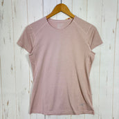 【Women's XS ピンク系】 Arcteryx ( アークテリクス ) クアドラ クルーネック シャツ Quadra Crew Neck Shirt ポリエステル ウェア トップス インナー シャツ ショートスリーブTシャツ クルーネック 化繊 z00058170