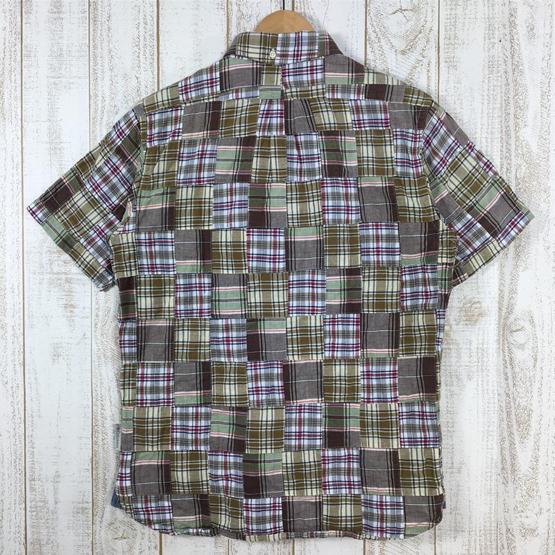 【Men's M ブラウン系】 Columbia ( コロンビア ) オッターロック ショートスリーブ シャツ Otter Rock S/S Shirt パッチワーク PM7636 Men's  コットン ショートスリーブシャツ インナー シャツ トップス ウェア