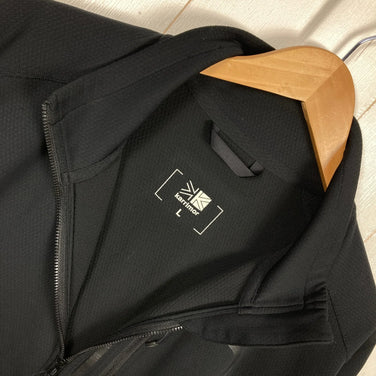 Unisex L Black Karrimor Quick Dry Zip-up Polyester Fleece Jacket (z00053895)