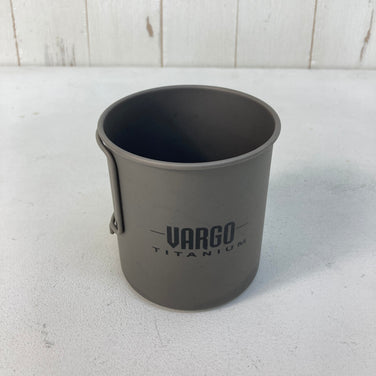 【OneSize グレー系】 Vargo ( ヴァーゴ ) チタニウム トラベルマグ 450 Titanium 450 Travel Mug シングルウォール フォールディングハンドル チタン クックウェア クッカー コッフェル z00060814  クッカー コ