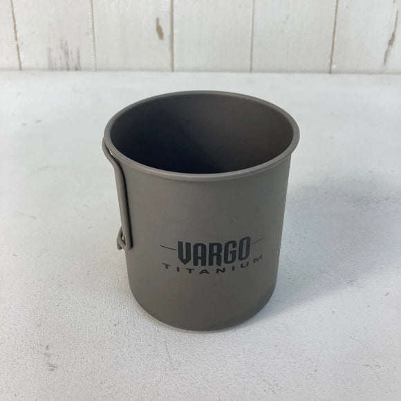 【OneSize グレー系】 Vargo ( ヴァーゴ ) チタニウム トラベルマグ 450 Titanium 450 Travel Mug シングルウォール フォールディングハンドル チタン クックウェア クッカー コッフェル z00060814  クッカー コ
